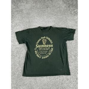 Guinness Shirt Womens L Irish Harp Graphic Relaxed Fit Dublin Ireland Beer Pub